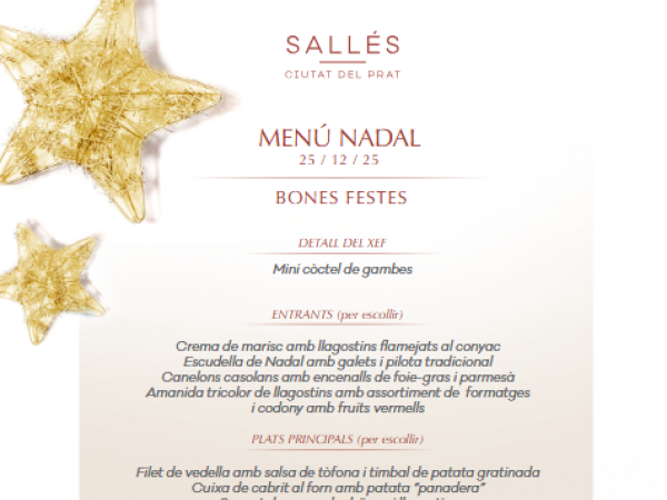 Dinars de Nadal amb els teus a l´Hotel Ciutat del Prat