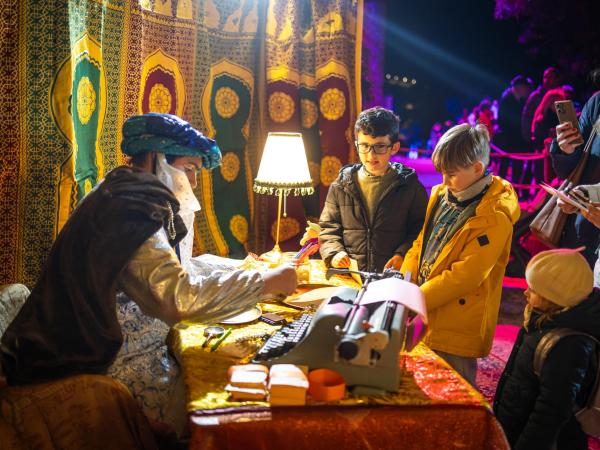 Campament de carters reials i mercat de reis  