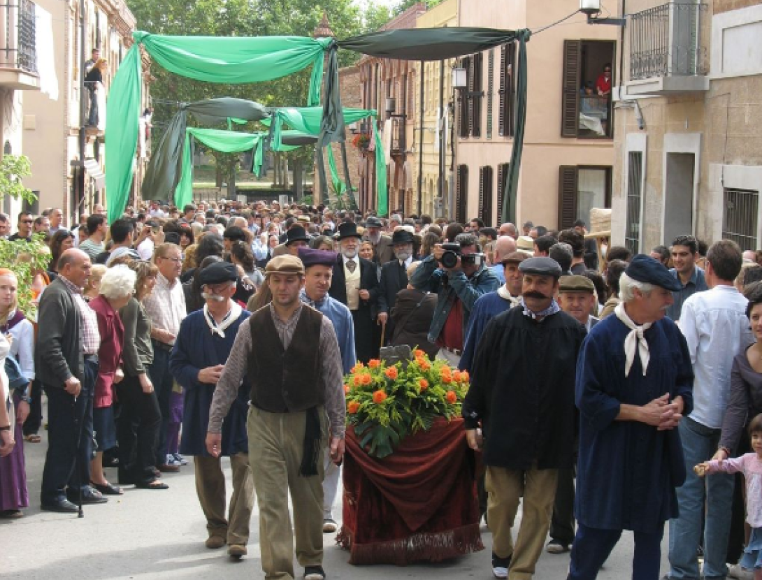 Commemoració de la col·locació de la primera pedra de l’Església de la Colònia Güell
