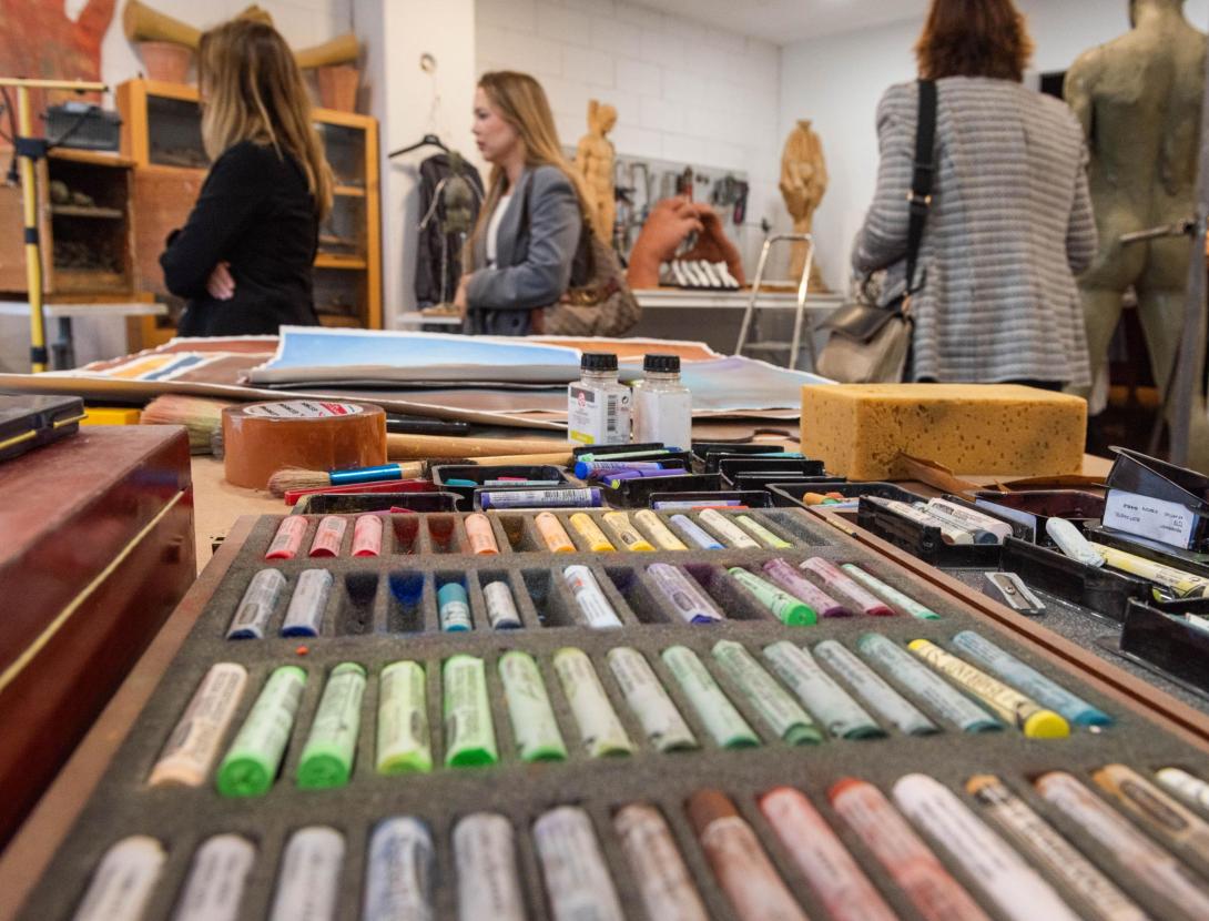 VISITA GUIADA A L'ESTUDI DE L'ARTISTA LORENXO QUINN