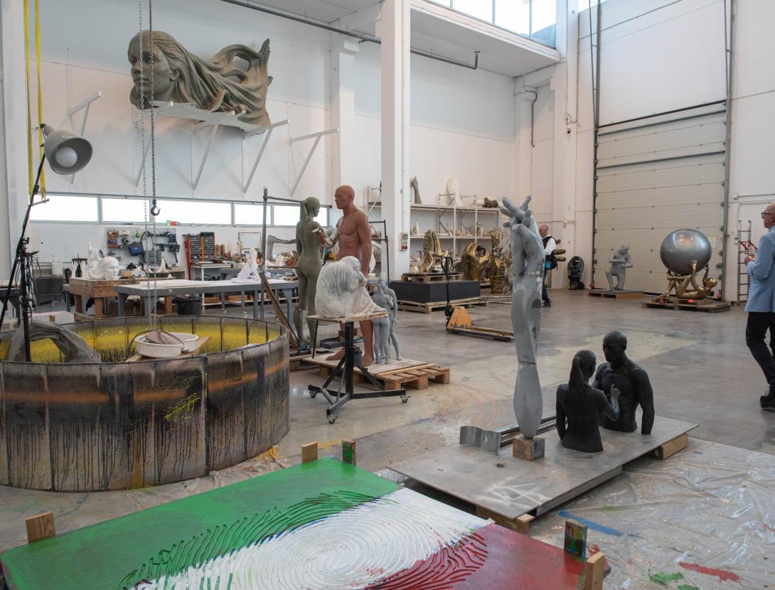 VISITA GUIADA A L'ESTUDI DE L'ARTISTA LORENXO QUINN